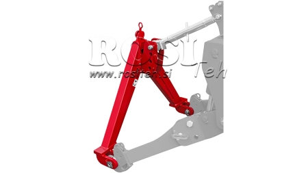FRONT TRIANGLE FOR FRONT TRACTOR HYDRAULICS CAT.1 2 - 760 mm - 1400 kg