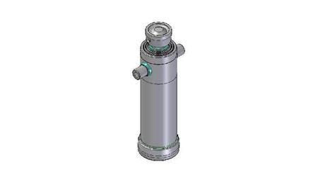4036S -TELESCOPIC CYLINDER STANDARD/BALL 3 STAGES STROKE 1273 DIAMETER 152