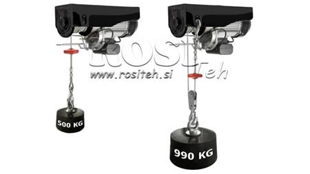 230 V ΗΛΕΚΤΡΙΚΟ ΜΗΧΑΝΙΣΜΟ ΔΕΣΙΜΑΤΟΣ DWI 500/990 KG