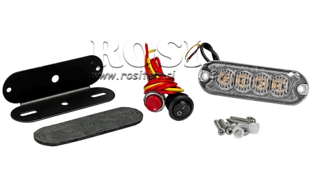 LED STROBELYS 12/24 V