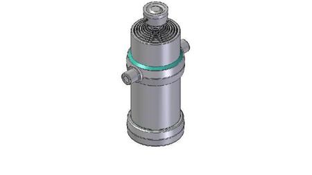 8007S -TELESCOPIC CYLINDER STANDARD/BALL 8 STAGES TRAVEL 2980 DIAMETER 190