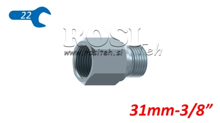 HIDRAVLIČNI ADAPTER PODALJŠAN MOŠKI-ŽENSKI 3/8