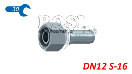 HYDRAULIC FITTING DKOS 16 S FEMALE DN12-M24X1,5