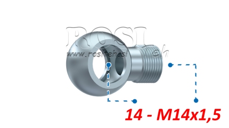 HYDRAULISCHE OOGVERBINDING M14X1.5-14
