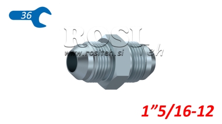 HYDRAULIC DOUBLE SCREW JACK JIC74° 1”5/16-12 1”5/16-12