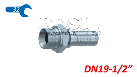 HYDRAULIC FITTING BSP MALE DN19-1/2