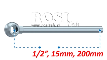 MANGUERA METÁLICA BANJO 1/2 200mm