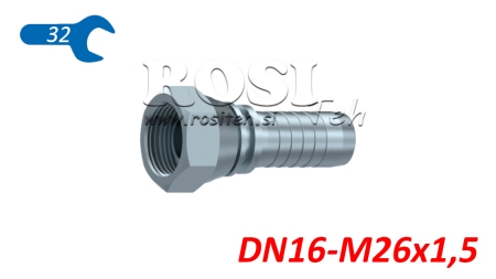 CONEXIUNE HIDRAULICĂ BSP FEMELĂ DN16-M26X1,5