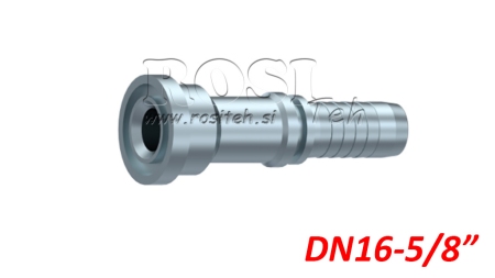 HIDRAULIČNI PRIKLJUČAK KOMATSU RAVNI DN16mm - PRIRUBNICA 5/8