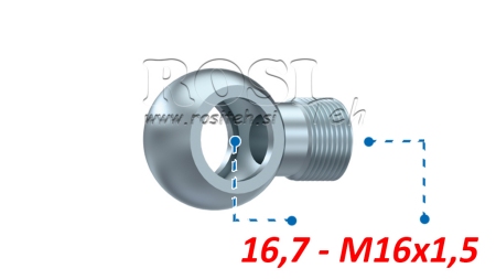 HYDRAULISCHE OOGVERBINDING M16X1.5-16.7