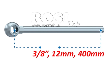 MANGUERA METÁLICA BANJO 3/8 400mm