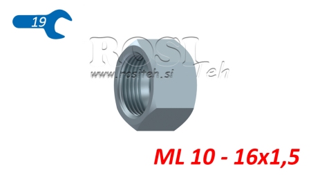 HYDRAULISK MUTTER ML 10 - 16X1.5