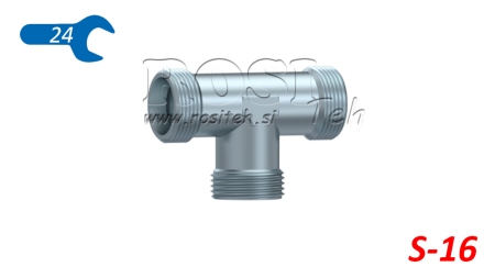 HYDRAULICKÝ T-KUS S-16 VNĚJŠÍ M24X1,5