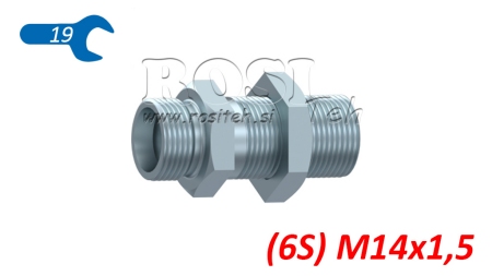 HYDRAULICKÁ PRIECHODKOVÁ DVOJITÁ SPOJKA (6S) M14X1,5