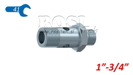 HYDRAULIC BANJO BOLT BSP 1 WITH EXTENDED THREAD BSP 3/4