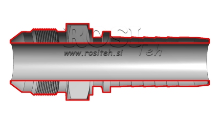 HYDRAULIC FITTING AGJ JIC74° MALE DN6-1/2