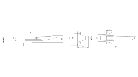 TRAILER SIDE PANEL CLOSURE, NAPA XL TYPE