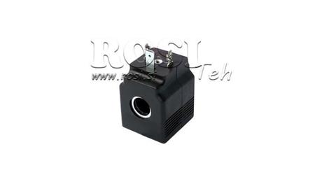 ELEKTROMAGNETISK SPOL 12V DC - SAE08 - fi 13.2mm-38.6mm 22W IP65
