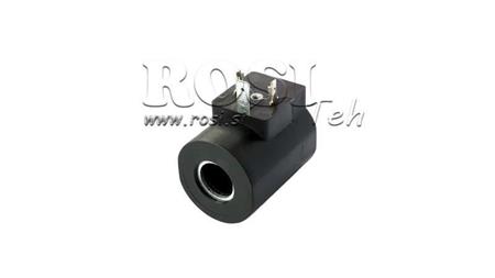 ELEKTROMAGNETISK SPOL 12V DC - M19-12DN - fi 19,15mm-56mm 33W IP65