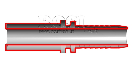 HYDRAULIC FITTING HOSE STRAIGHT DN5-D.6