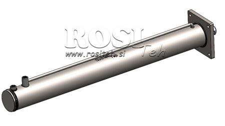 HYDRAULIC CYLINDER FOR WOOD SPLITTER WITH MOUNTING PLATE 100/60-1050 - UPPER CONNECTION