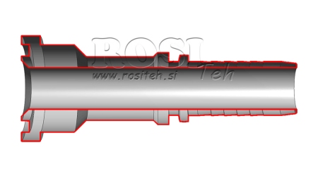 HIDRAULIČNI PRIKLJUČAK KOMATSU RAVNI DN16mm - PRIRUBNICA 5/8