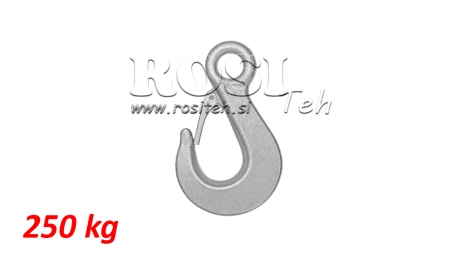 HOOK WITH EYE 250 KG