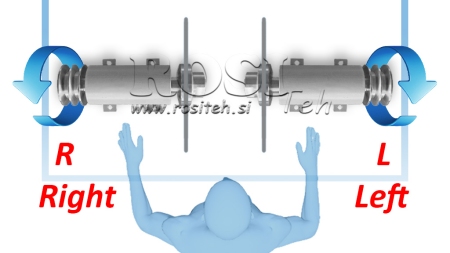 CAST IRON CIRCULAR SAW SHAFT 400MM (RIGHT THREAD)