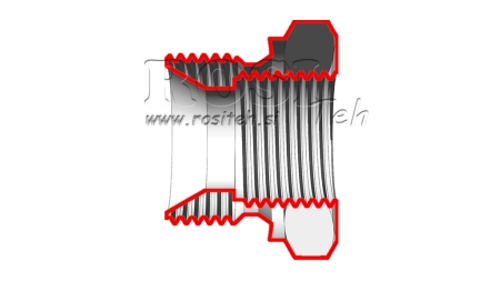 HIDRAVLIČNI ADAPTER MOŠKI-ŽENSKI 1 1/2-1