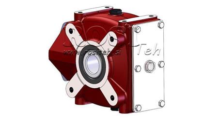 GEARBOX RT120 FOR HYDRAULIC MOTOR MP/MR/MS RATIO 4.1:1