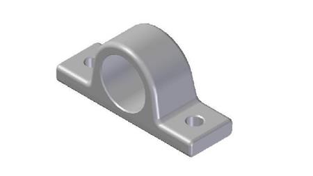 HOLDE FOR TELESCOPISK SYLINDER FI45