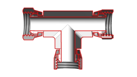 HYDRAULICKÝ T-KUS S OTOČNOU MATICOU BSP 1