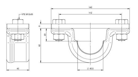 TELESCOPISK SYLINDERFESTE FI45-A