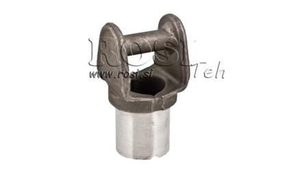 HOLDER FOR DUMP TRUCK CONTAINER LOWER