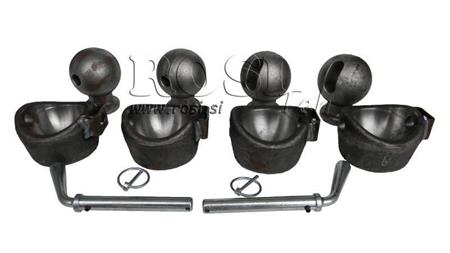 SET OF HOLDERS FOR DUMP TRUCK BOX FI78