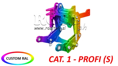 FRONT HYDRAULIKK UNIVERSAL KIT CAT. 1 - PROFI STANDARD FOR TRAKTOR 800 KG (RAL ETTER EGET VALG)