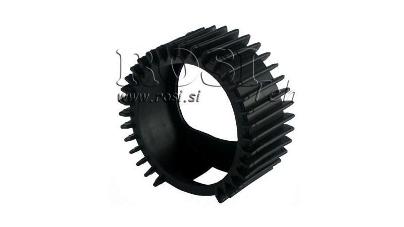 SKYDDANDE GUMMI FÖR MANOMETER DN63 - SVART