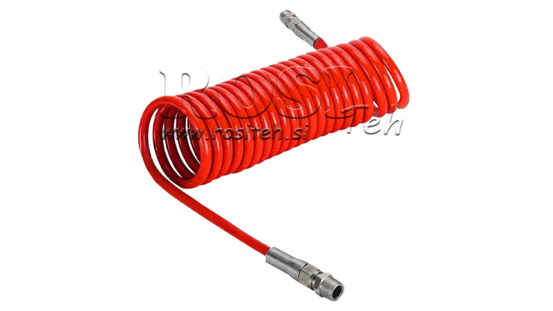 AIR BRAKE HOSE 12X9 16X1.5 - 22X1.5 RED