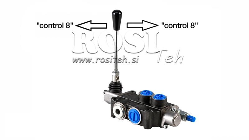 CONTROL 8 FOR R80 ECO MANUAL VALVE