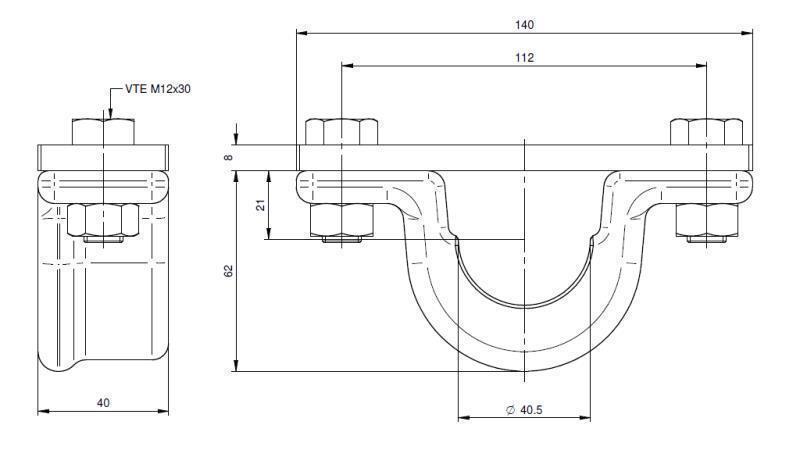 TELESCOPISK SYLINDERFESTE FI40-A
