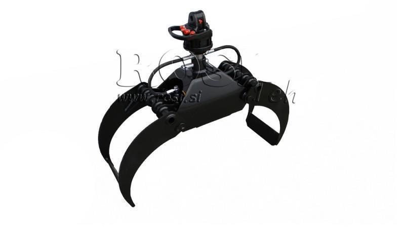 SKOGSGRIP LG800 kg - 1000 mm ROTATOR 3000/1500 KG MED AKSEL