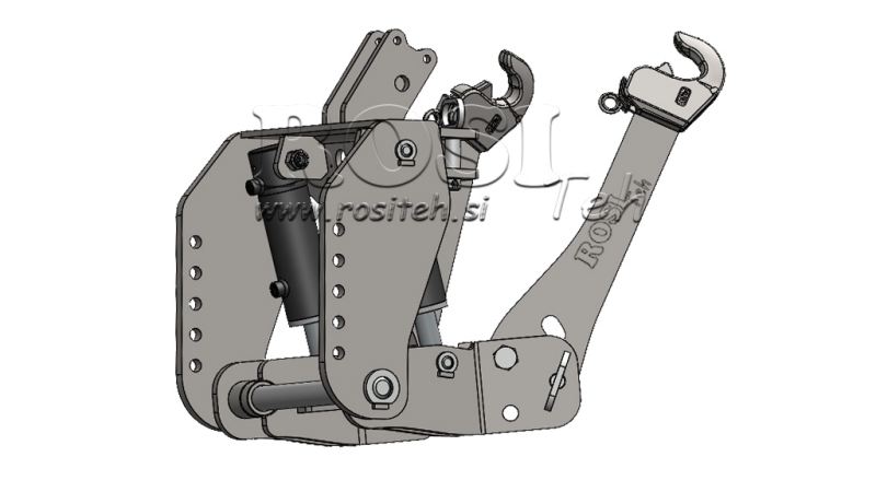 UNIVERZALNI KIT PREDNJA ČELNA HIDRAVLIKA 3KAT ZA TRAKTOR 2250kg
