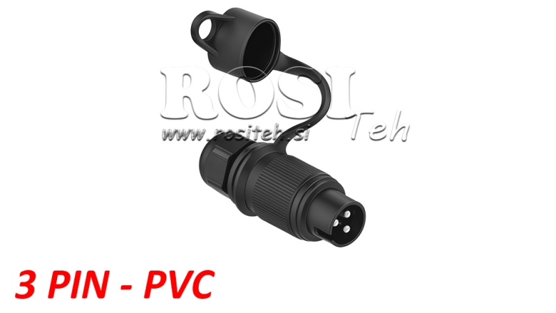 3-PIN STECKER PVC