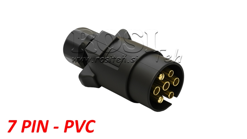 7 PIN STECKER PVC