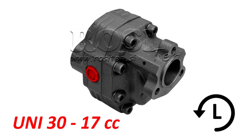 BOMBA HIDRÁULICA DE FERRO FUNDIDO UNI30-17CC-230 BAR ESQUERDA