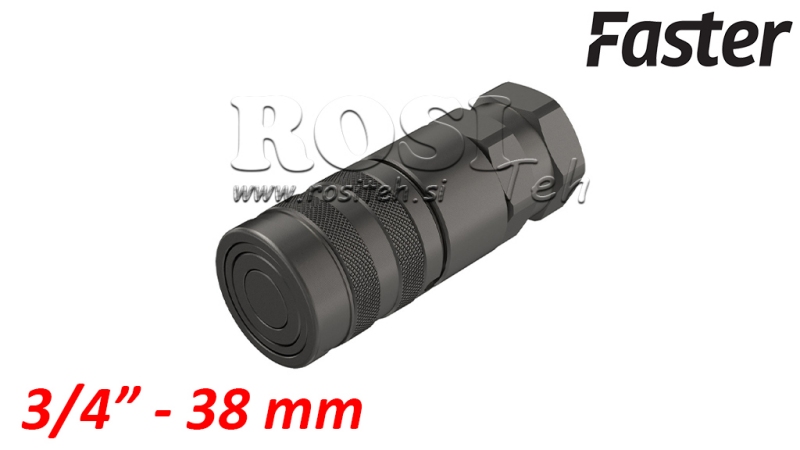 ACOPLAMENTO RÁPIDO ESCAVADEIRA FFH FEMEA 3/4 38MM