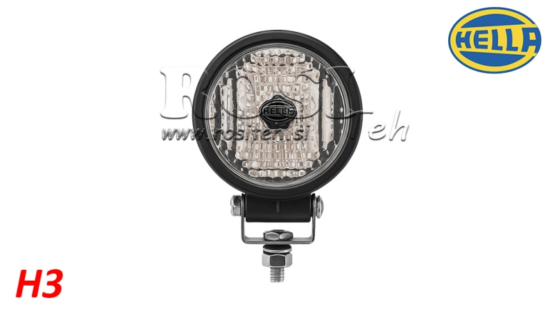 LUZ DE TRABAJO PARA TRACTOR REDONDA H3 HELLA HALÓGENA