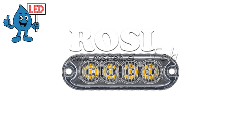 LED STROBE LIGHT 12/24V
