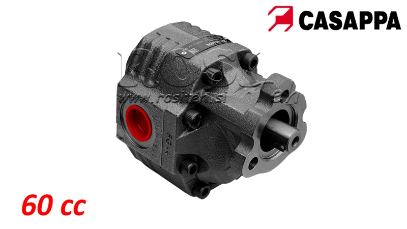 BOMBA HIDRÁULICA DE FERRO FUNDIDO REVERSÍVEL 60CC CASAPPA