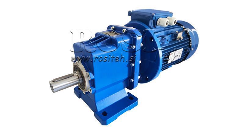 SILNIK ELEKTRYCZNY 3Fazy 4.0kW Z REDUKTOREM ERC04 MS100 57rpm